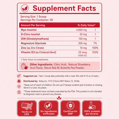 PeachPerfect™ Inositol Multivitamínico 💜