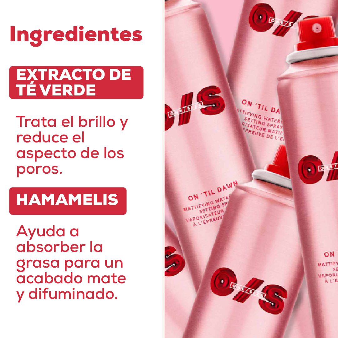 Spray One Size Beauty: Fijador de Maquillaje