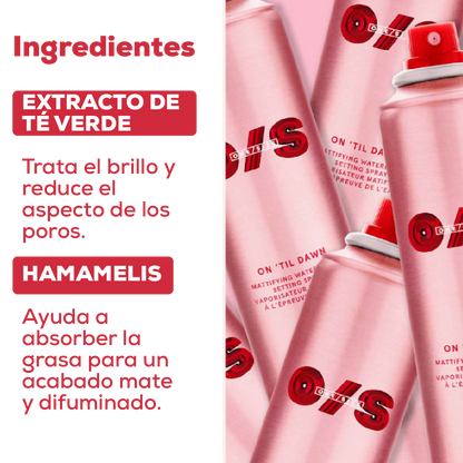Spray One Size Beauty: Fijador de Maquillaje