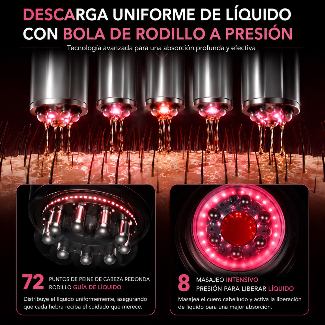 Masajeador Capilar LED Premium